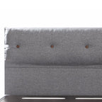 Κρεβάτι με Κεφαλάρι και Αποθηκευτικό Χώρο Hauz Pandora 160X200 Keten 44 Stone